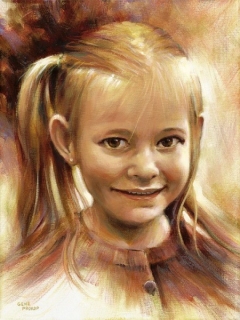 Cute Girl with Ponytail